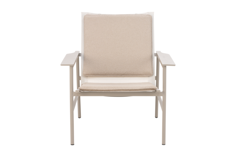 Soro fauteuil lounge Khaki/Teddy Beige