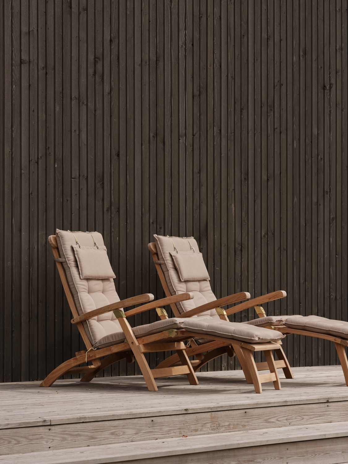 Florina coussin de transat Taupe