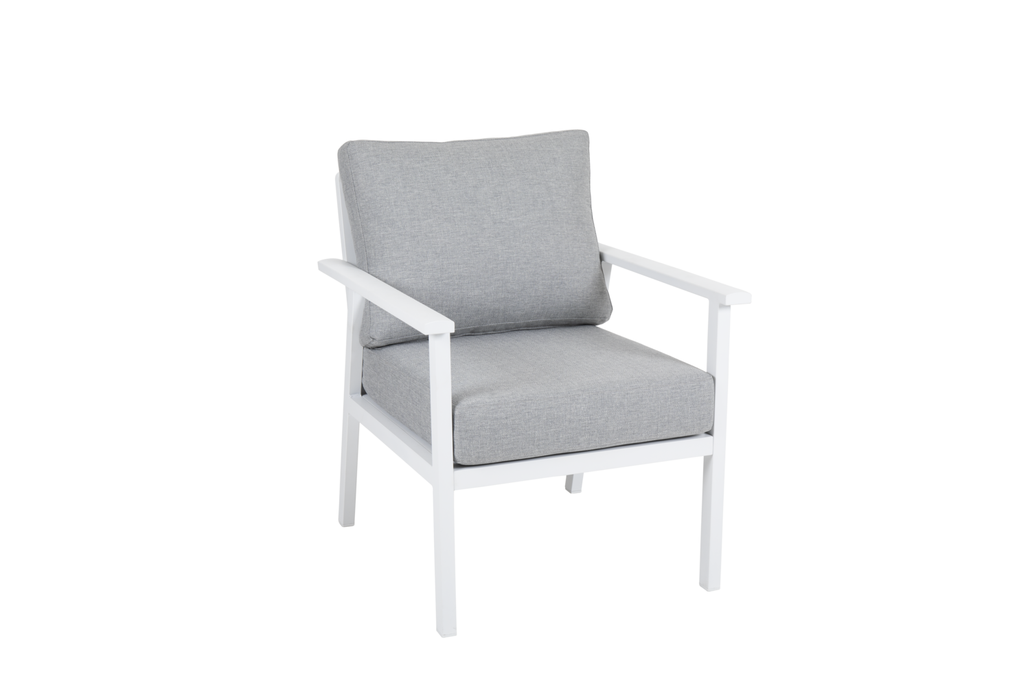 Samvaro High fauteuil Blanc/Pearl grey