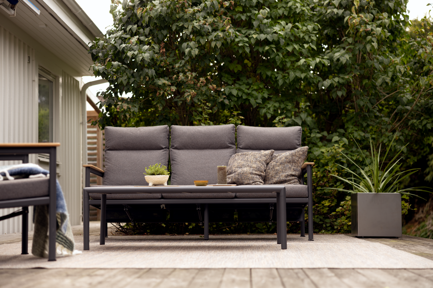 Gordon Canapé 3 places Anthracite/Soft Dawn