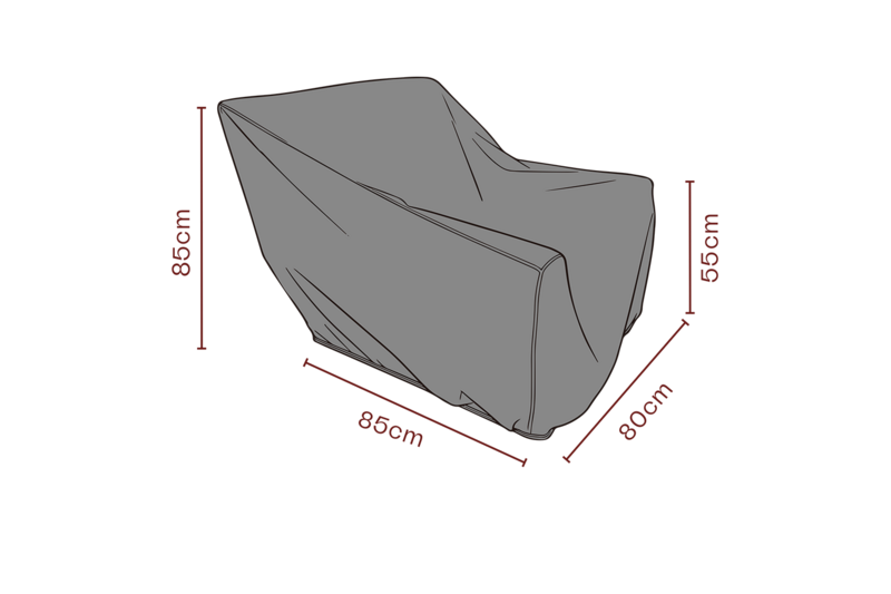 Cover fauteuil Noir