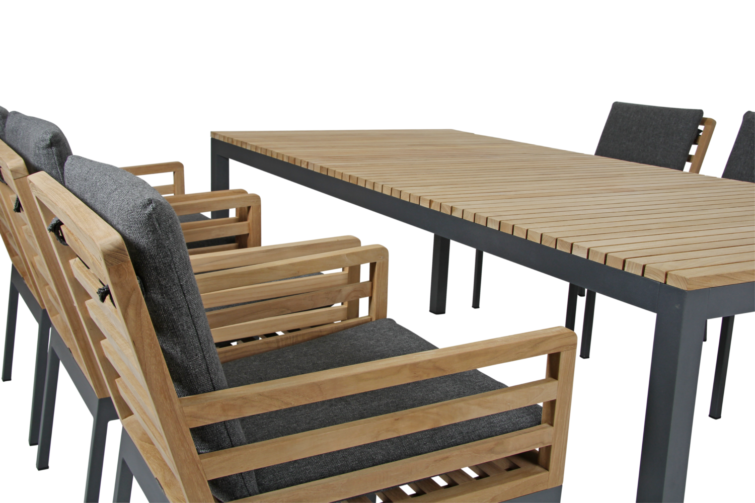 Zalongo fauteuil Couleur naturelle/gris