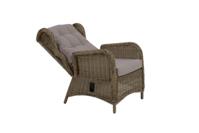 Rosita fauteuil avec dossier réglable Couleur naturelle/beige