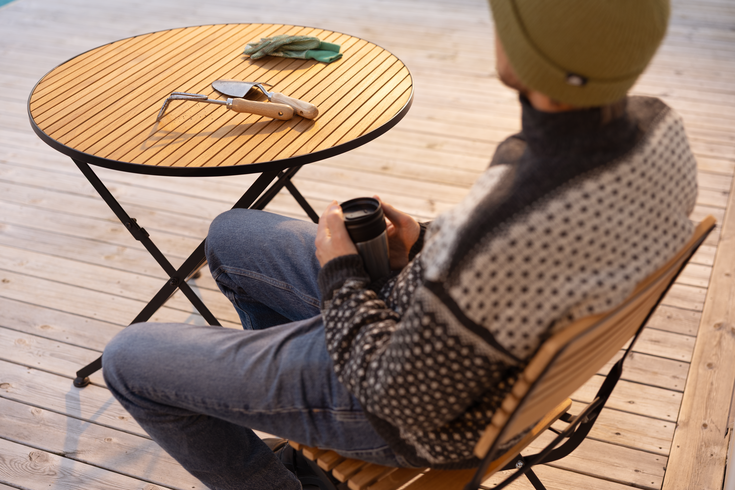 Brewer table à manger Noir/teck