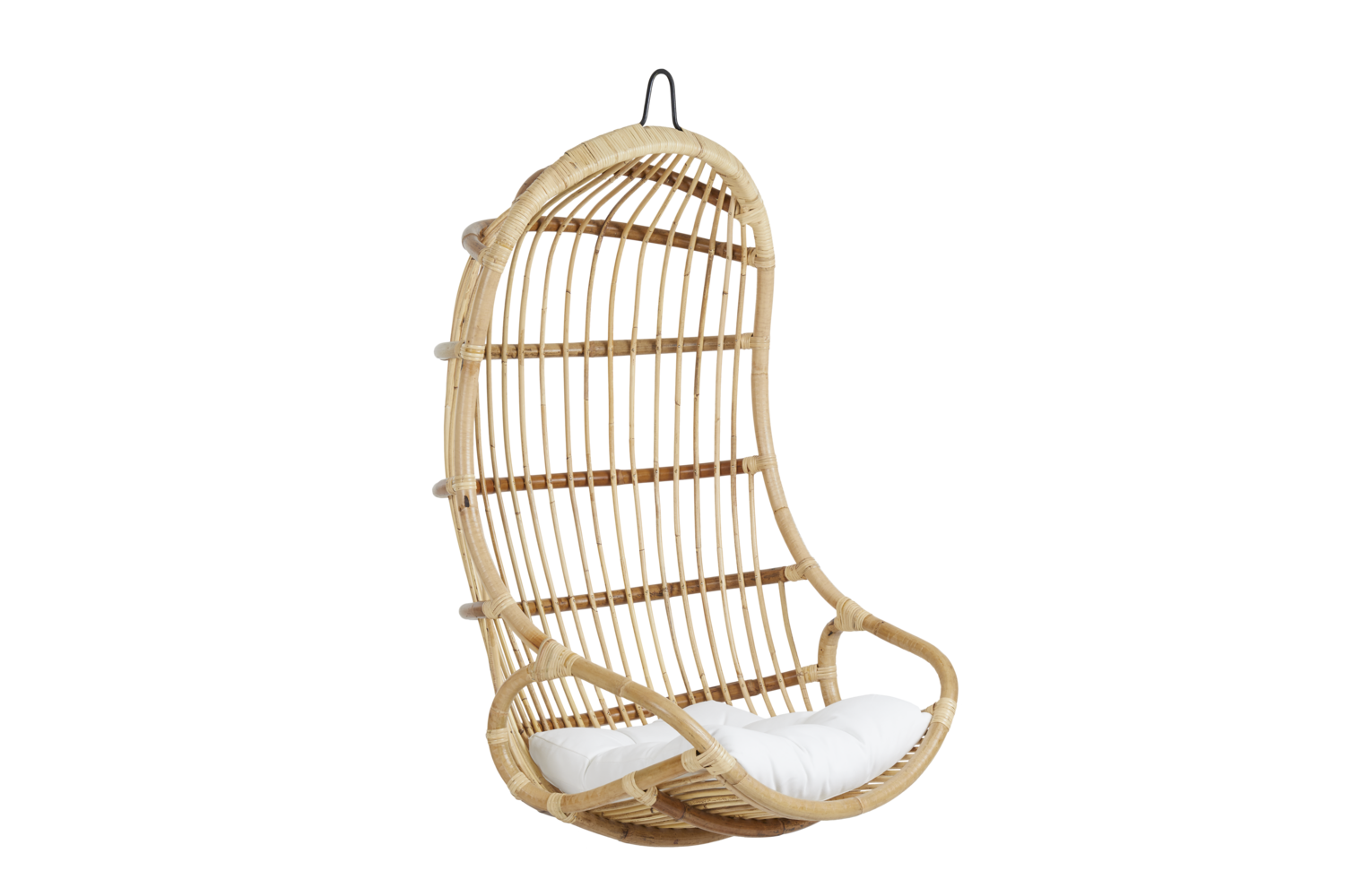 Vallda fauteuil suspendu Couleur naturelle/blanc