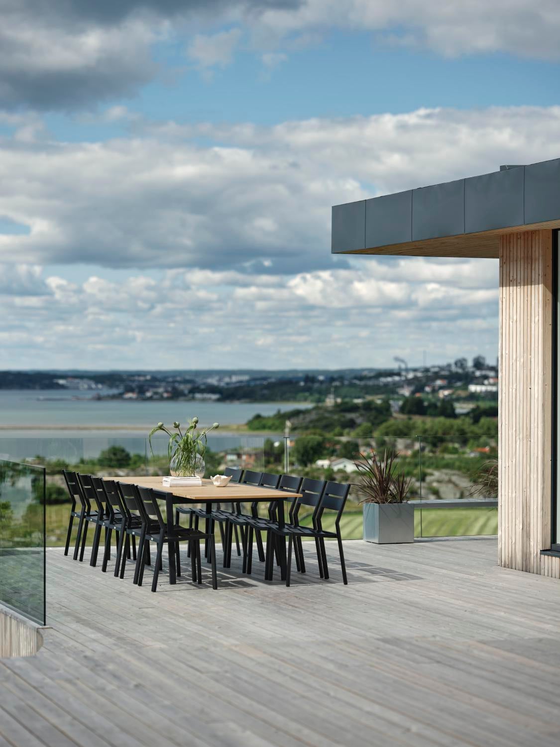 Delia chaise de table Noir