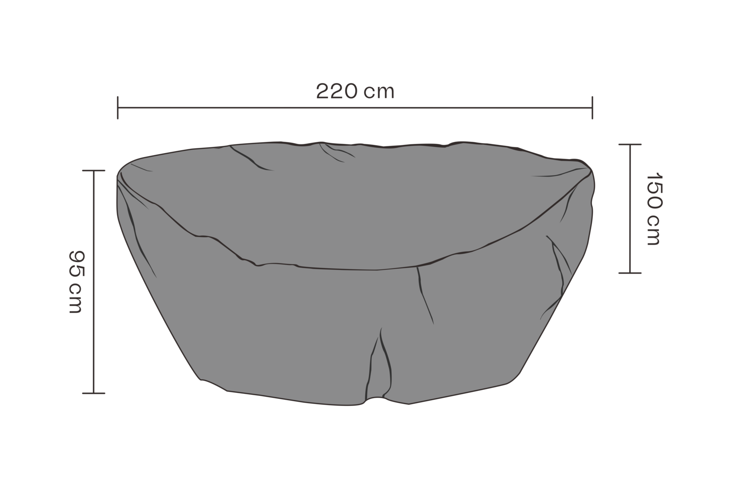 Cover transat Black-Breathable