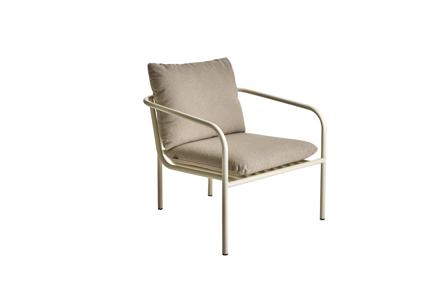 Bendt fauteuil Pearl White/Teddy Beige