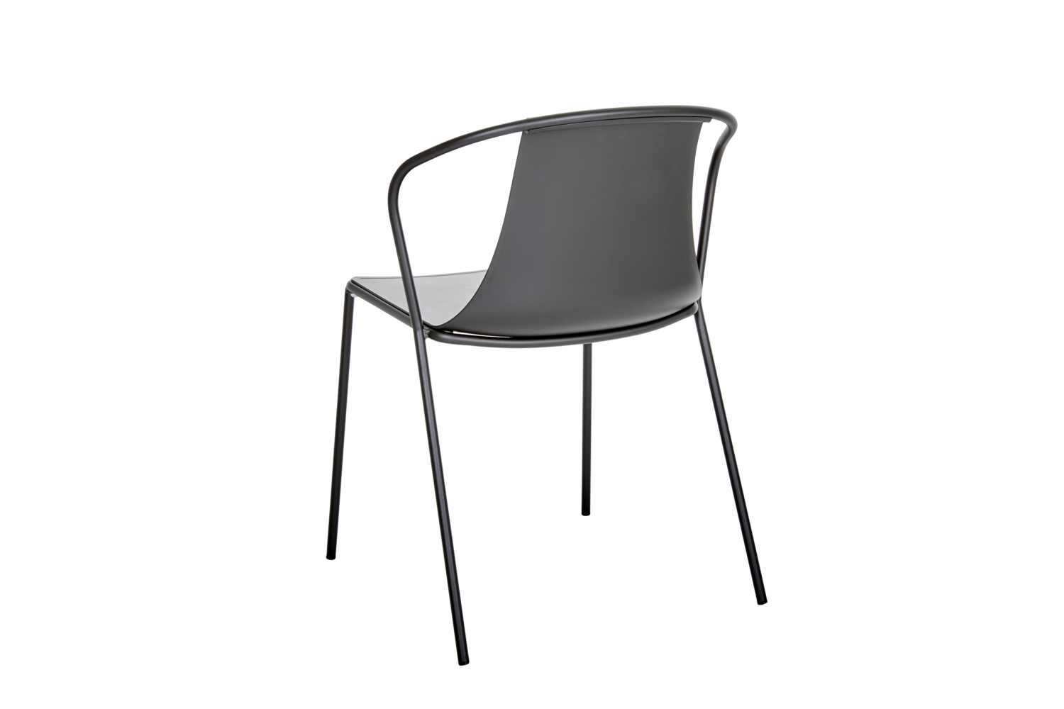 Kasia chaise de table Noir/Noir