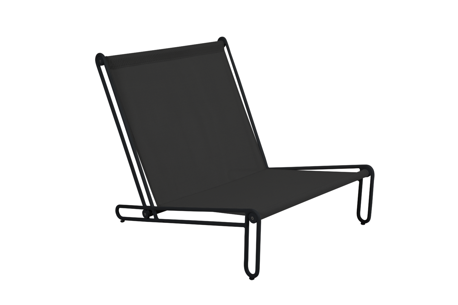 Blixt fauteuil lounge Noir/Sky Grey