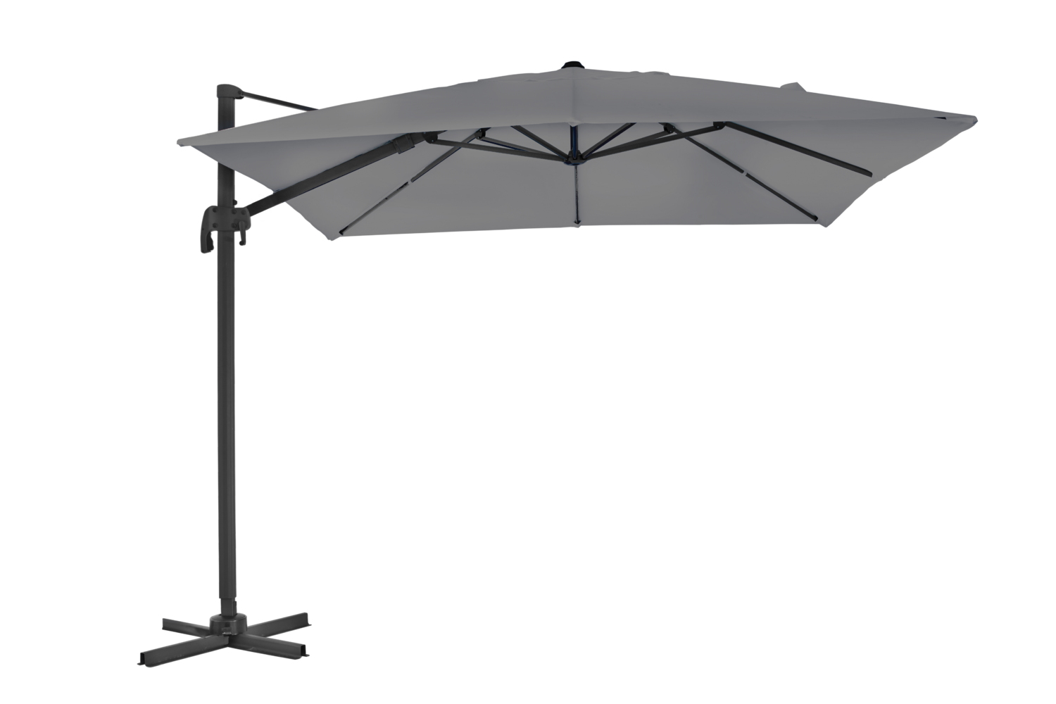Linz parasol sans pied Anthracite/Gris