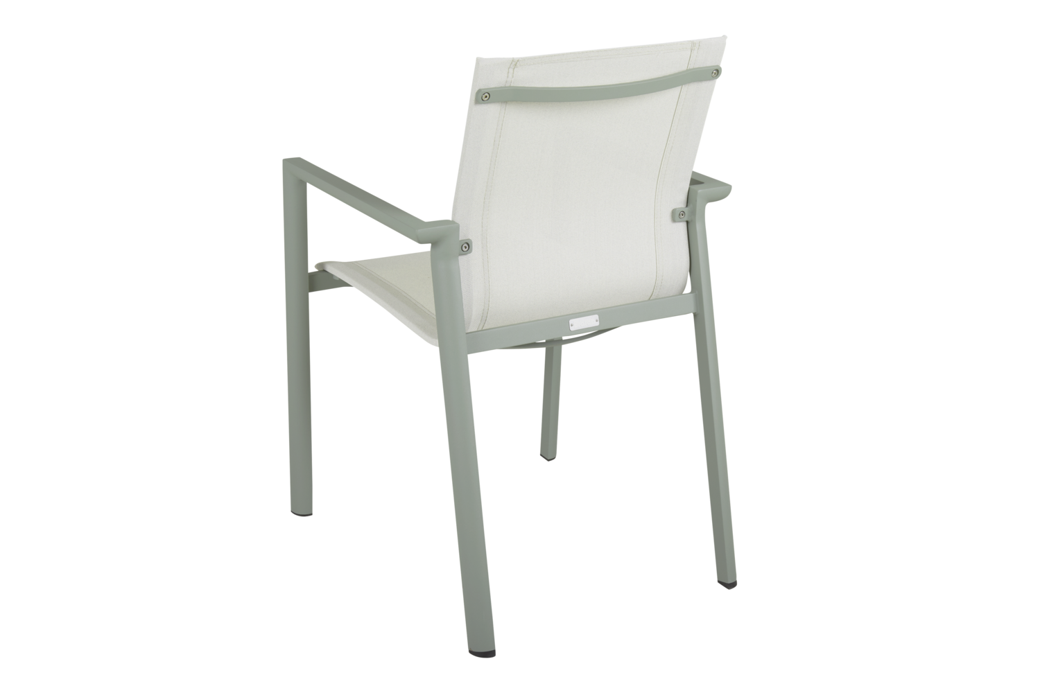Delia fauteuil Dustygreen_Offwhite