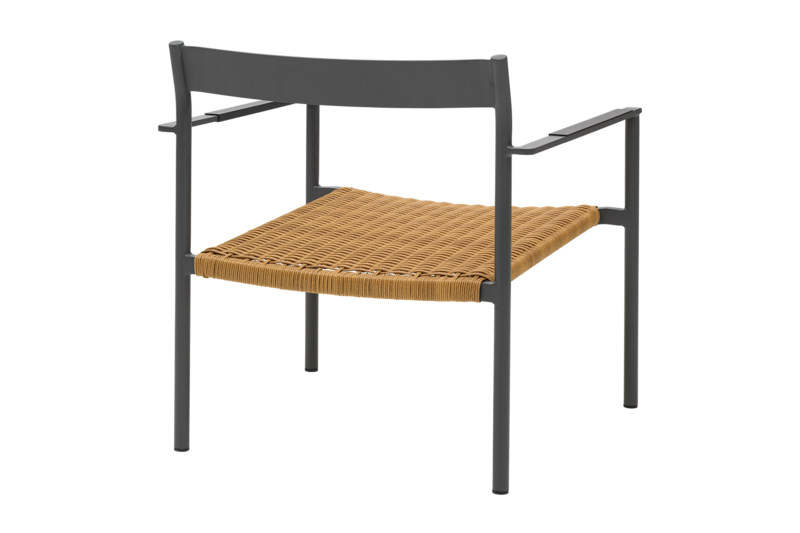 DK fauteuil lounge Antracit/Natur