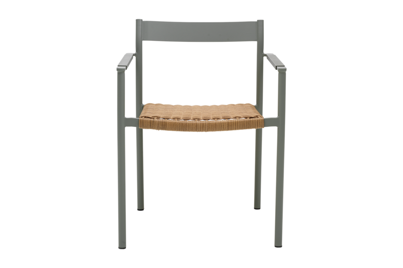 DK chaise de table Dusty Green/Natur