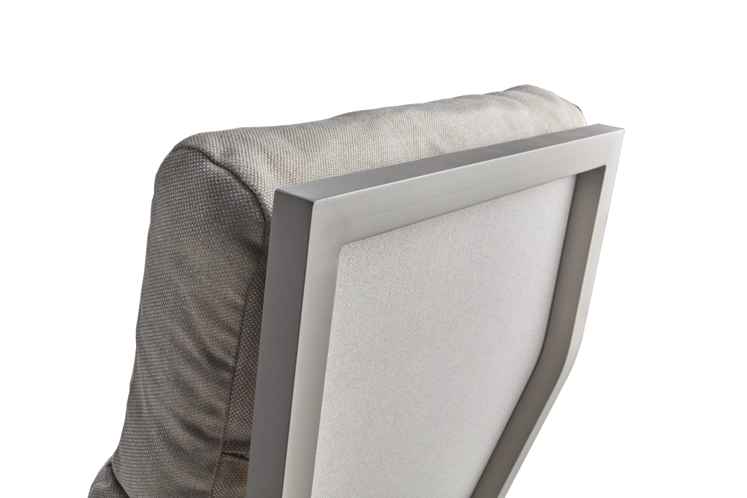 Slide fauteuil avec dossier réglable Khaki/Tawny