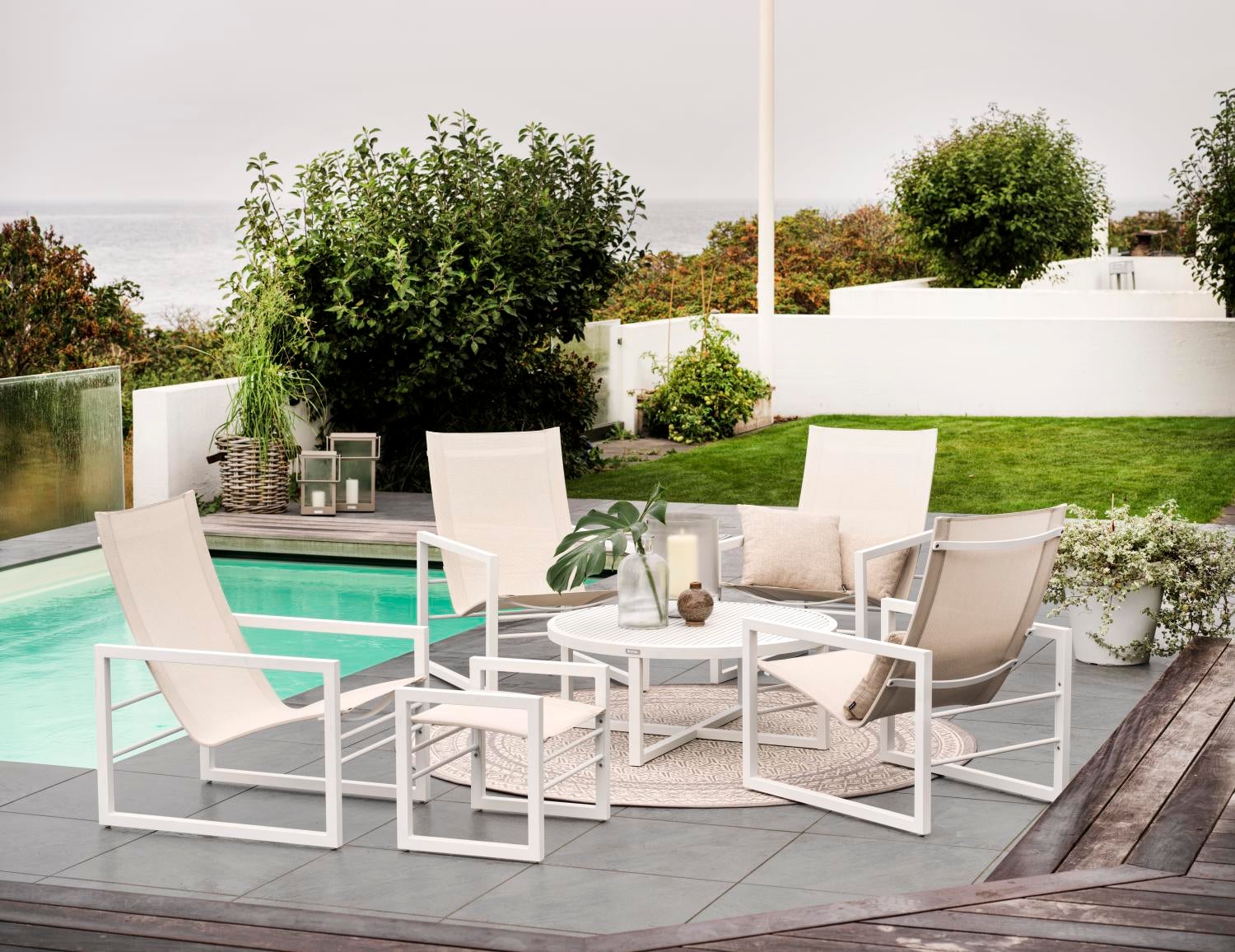 Vevi table salon Blanc