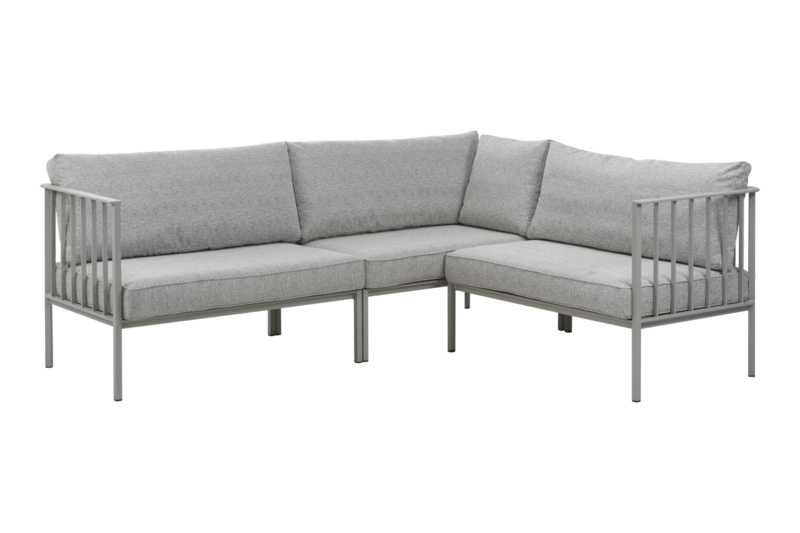 Upper salon de jardin Light Grey/Digi Grey