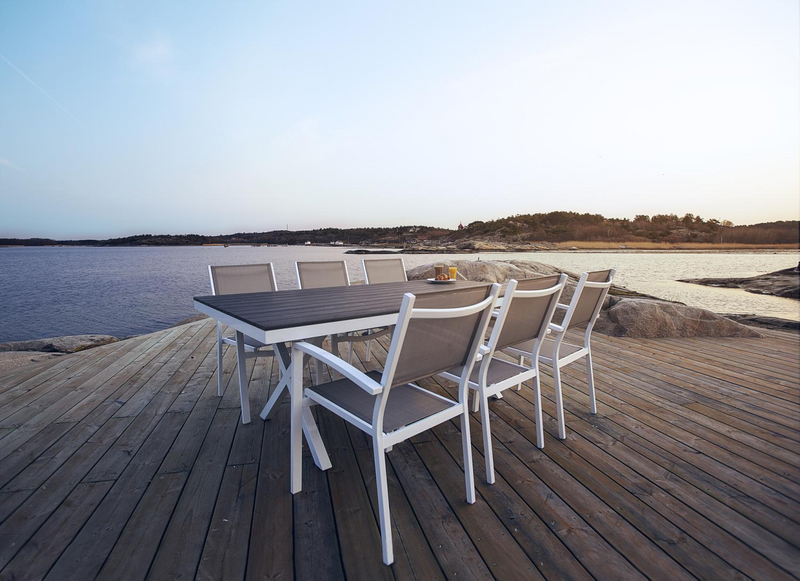 Leone fauteuil Blanc/gris