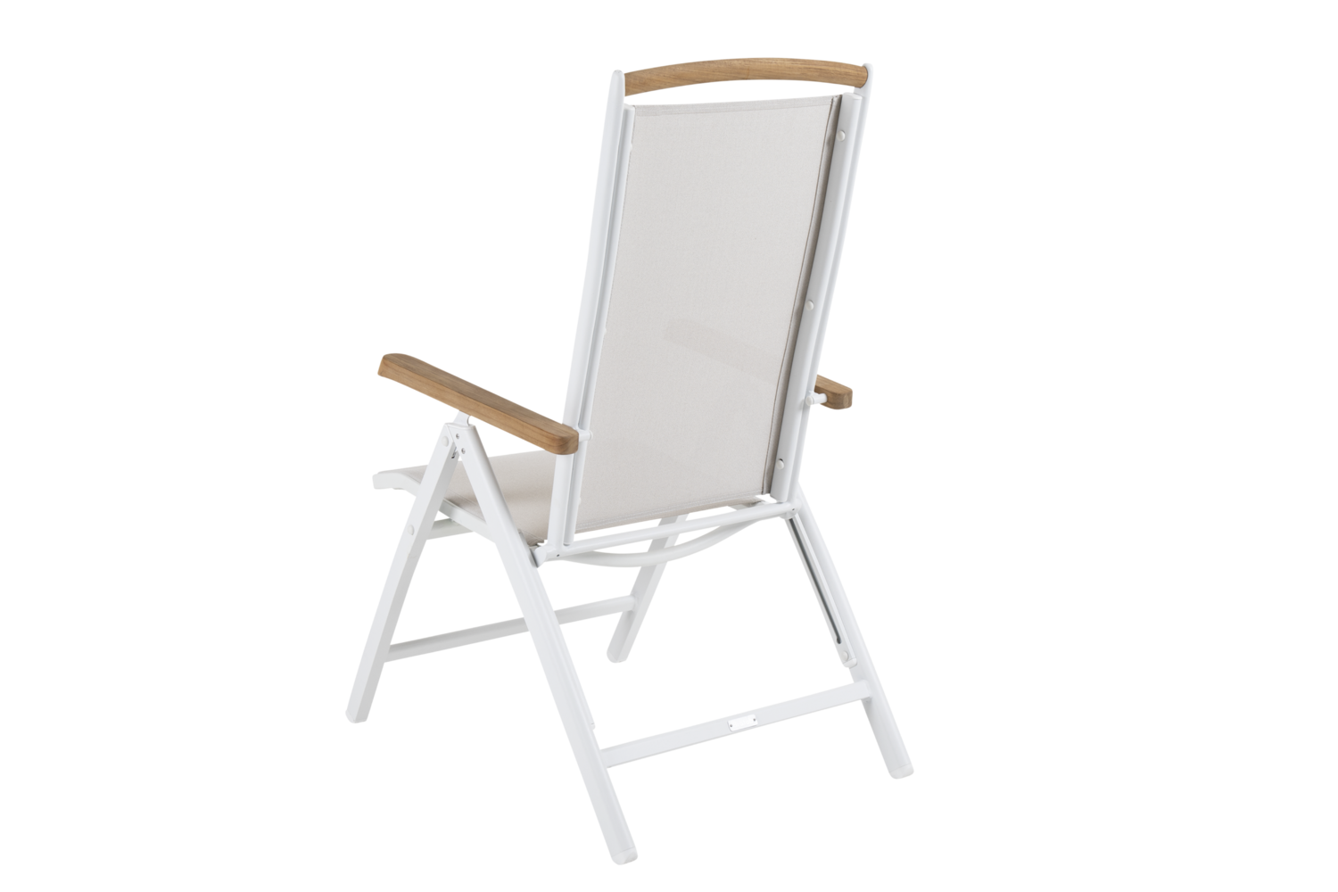 Andy fauteuil avec dossier réglable Blanc/blanc