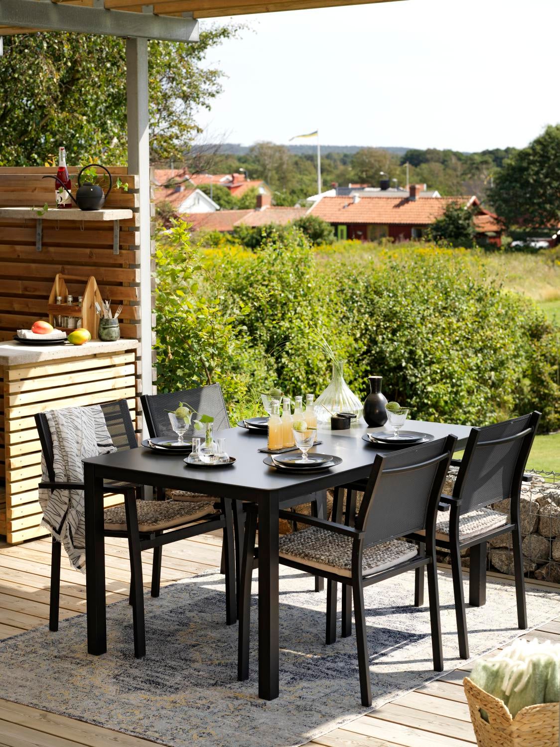 Amarante tapis Bleu clair/gris