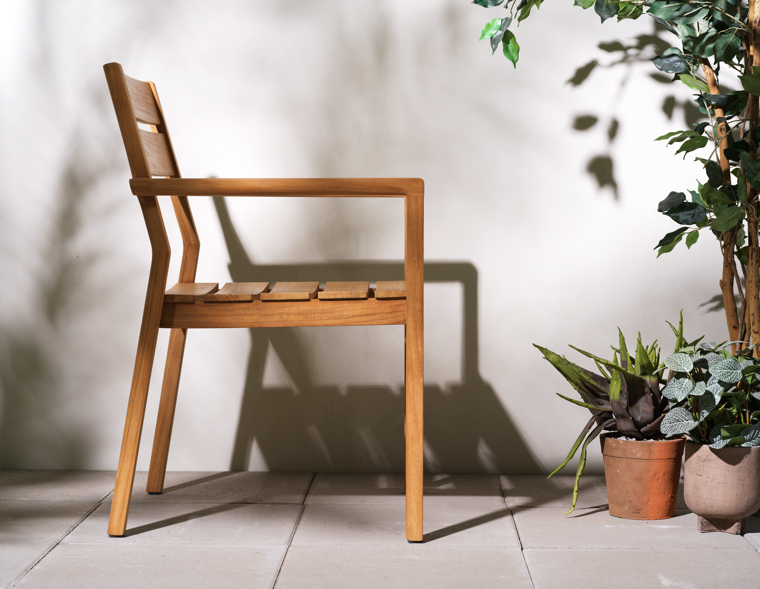 Delia Teak fauteuil Couleur naturelle