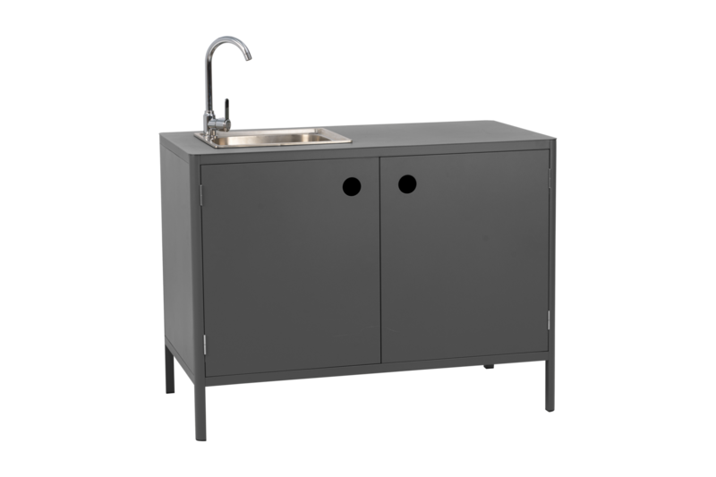 Kelia cuisine extérieure Anthracite