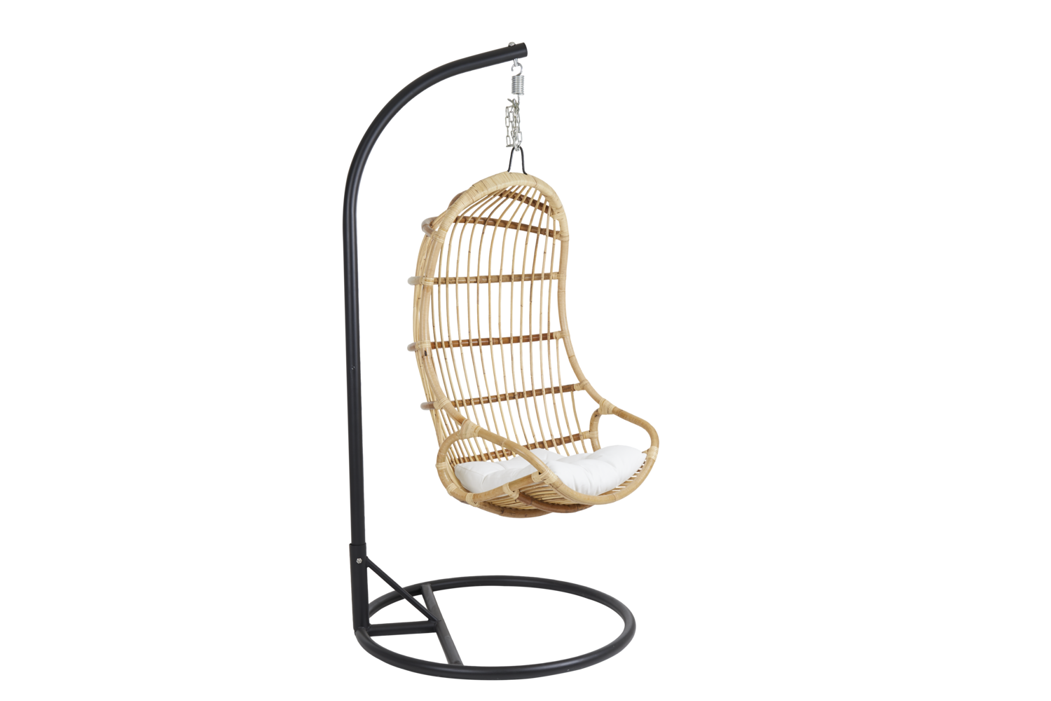 Vallda fauteuil suspendu Couleur naturelle/blanc