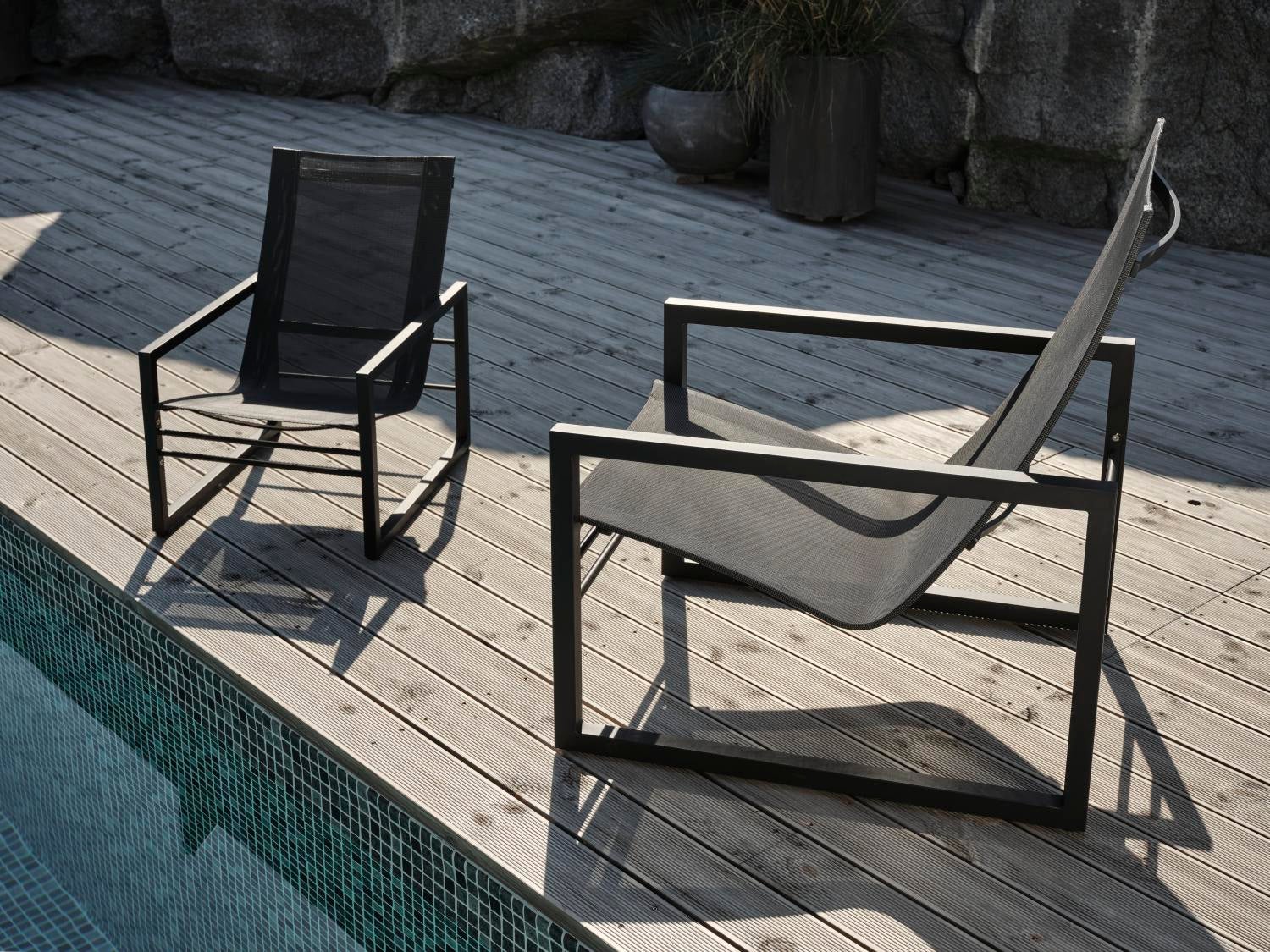 Vevi chaise enfant Noir/Anthracite