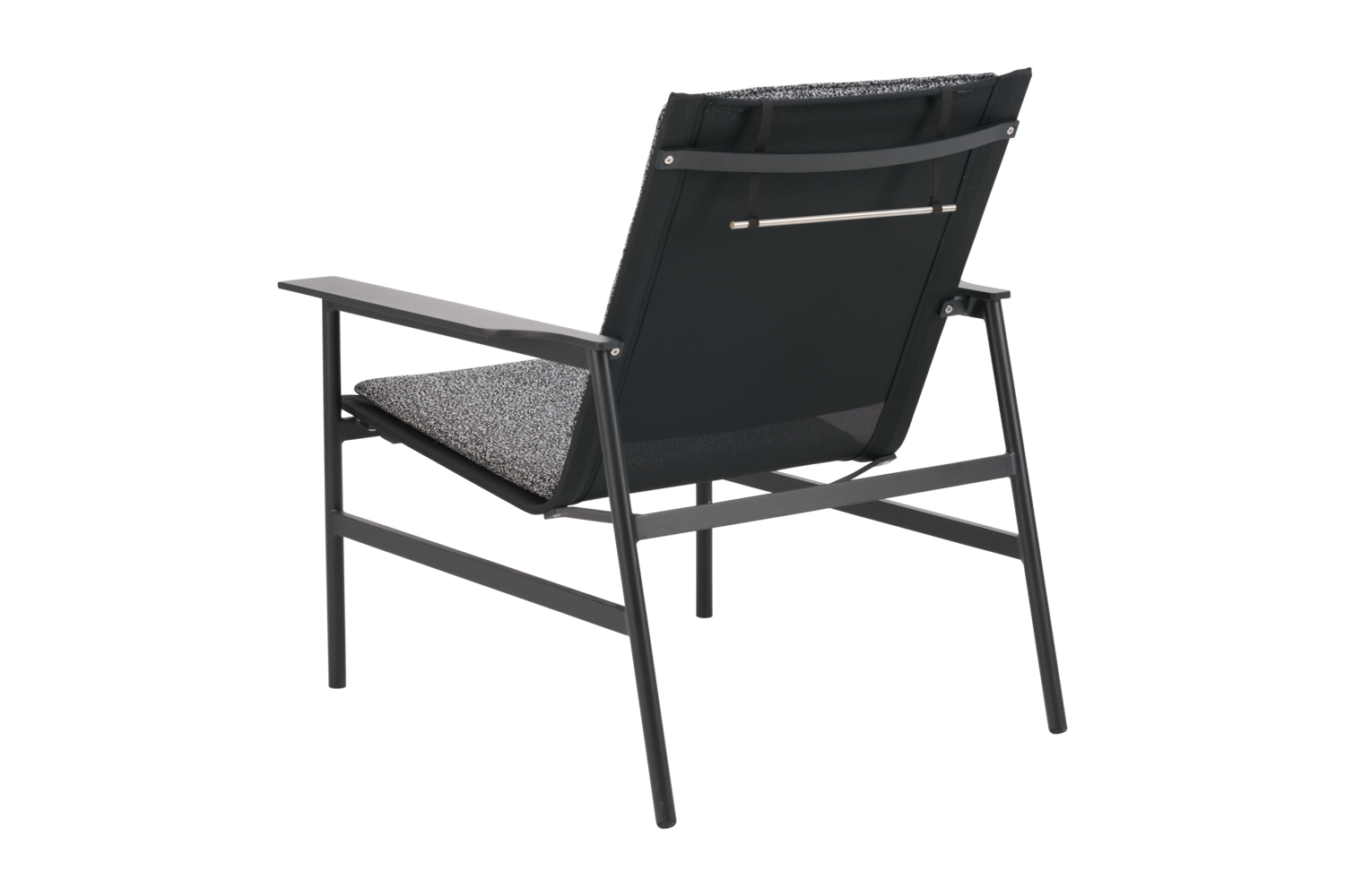 Soro fauteuil lounge Noir/Teddy Ant