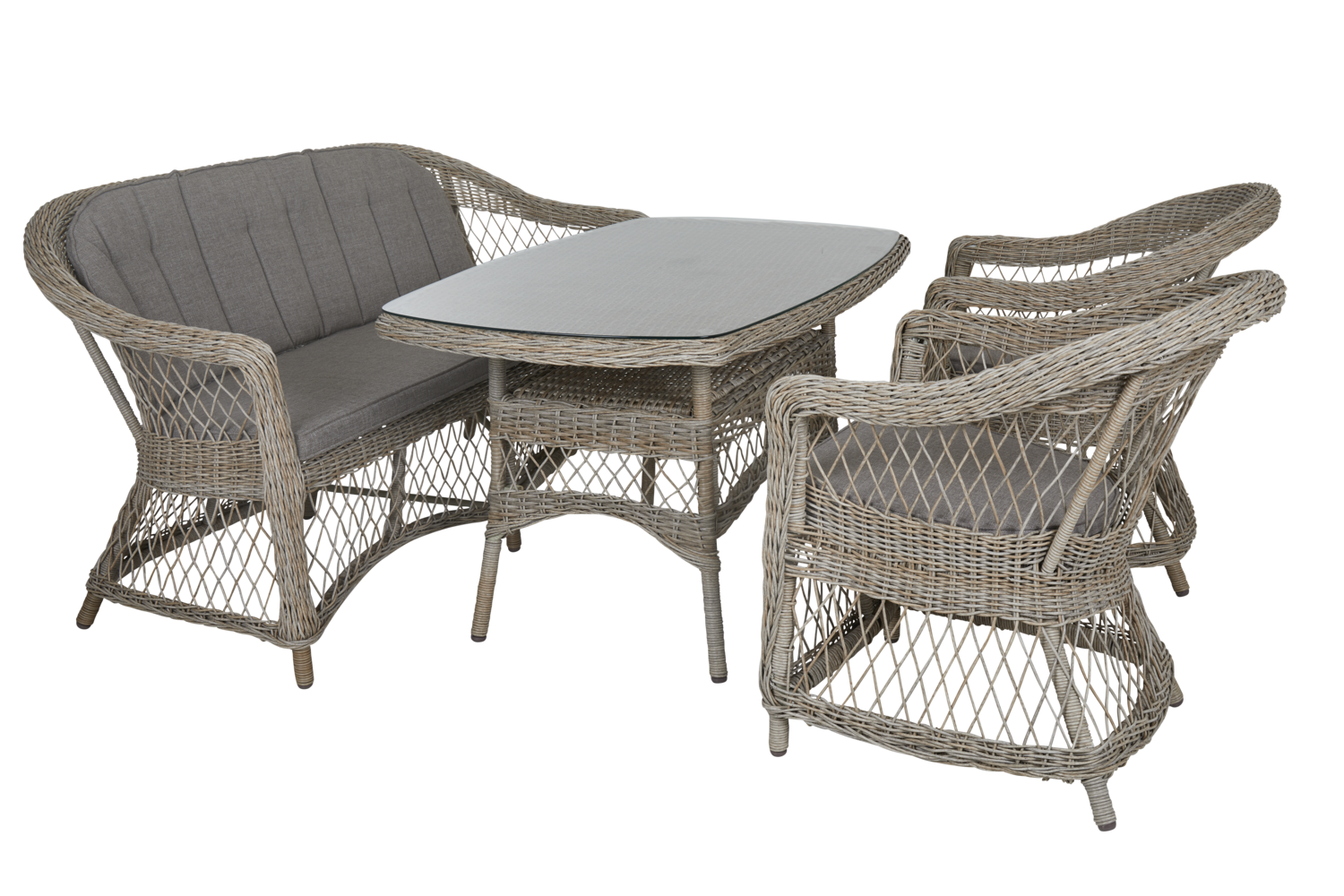 Kamomill Canapé 2 places Beige/beige