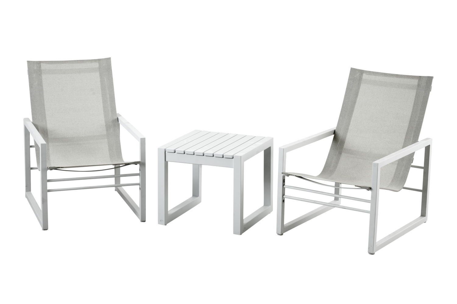 Vevi table d’appoint Blanc