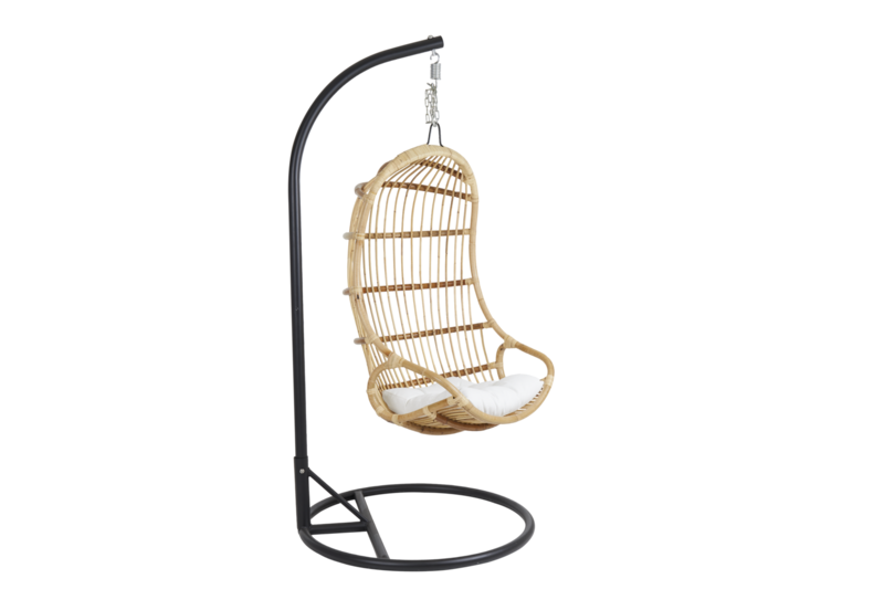 Vallda fauteuil suspendu Couleur naturelle/blanc