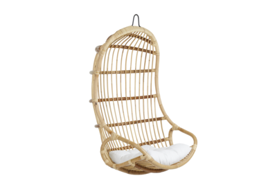 Vallda fauteuil suspendu Couleur naturelle/blanc