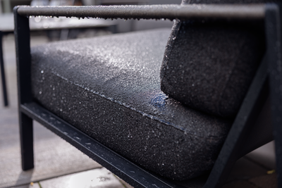 Lyra fauteuil Noir/Teddy Black