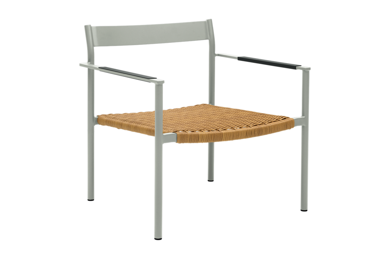 DK fauteuil lounge Light Grey/Natur