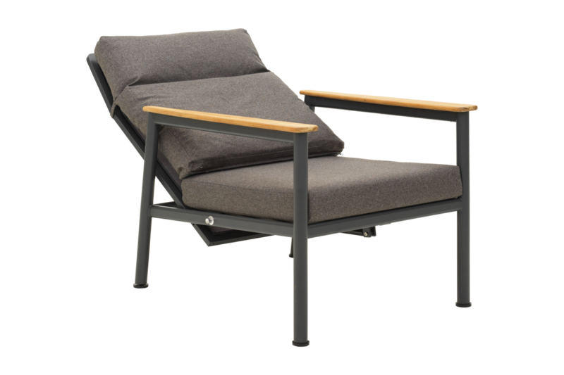 Gordon fauteuil Anthracite/Soft Dawn