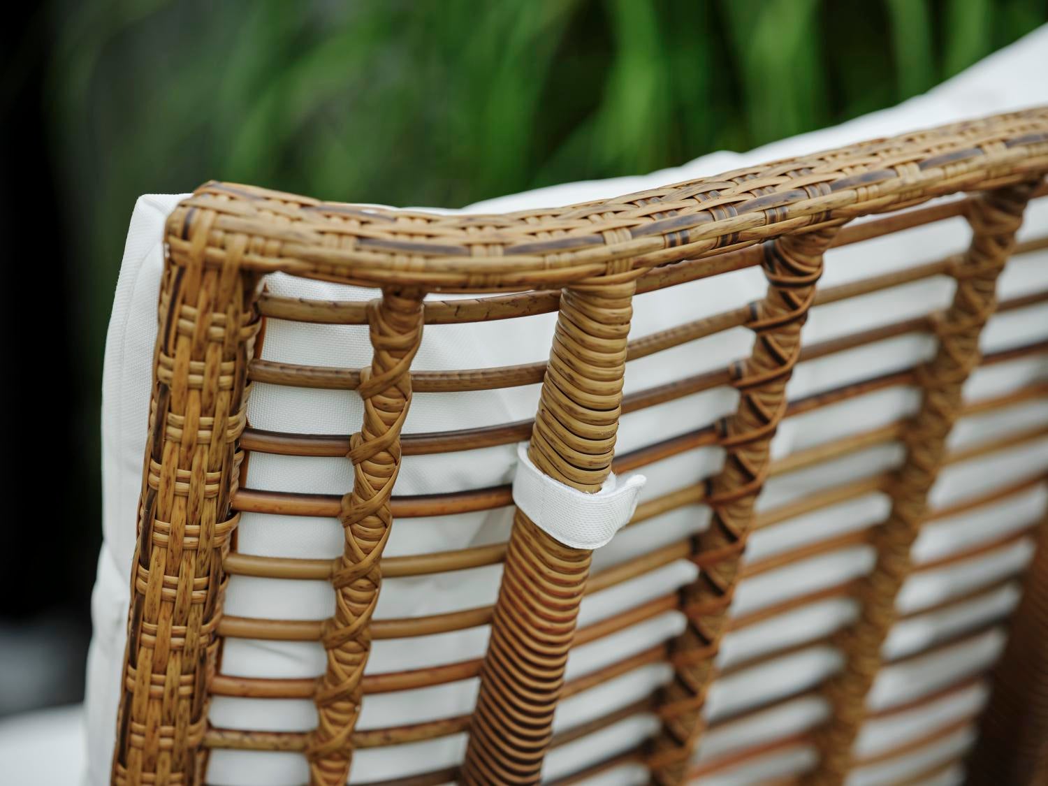 Covelo fauteuil lounge Couleur naturelle/blanc