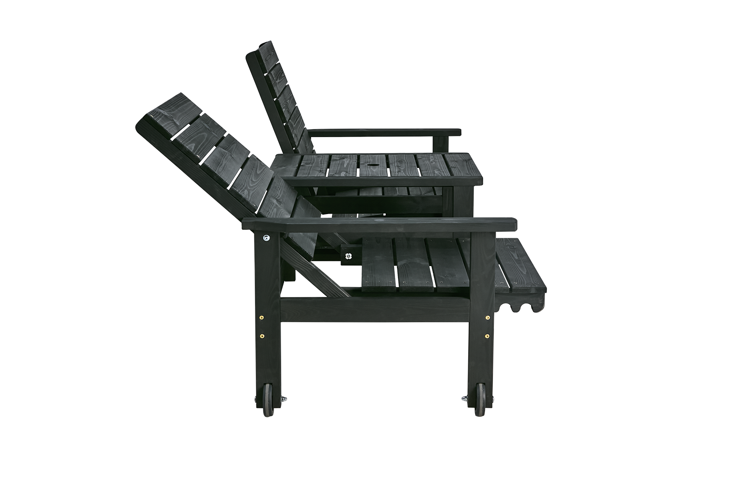 Du & Ja Canapé 2 places Noir