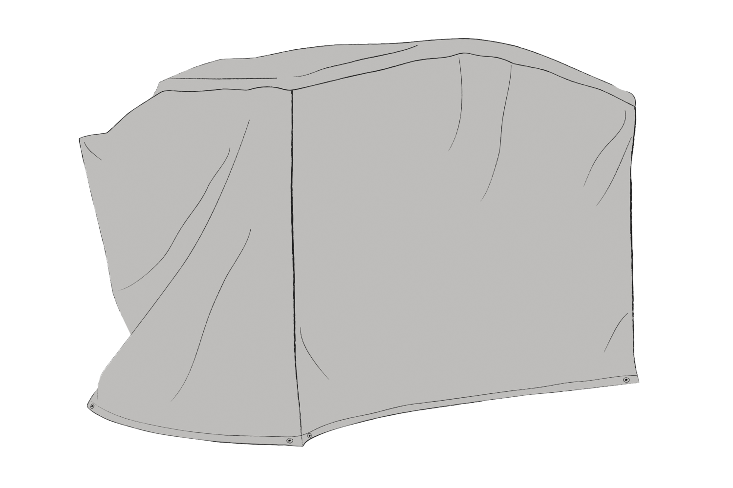 Cover balancelle Grey-Waterrepellant